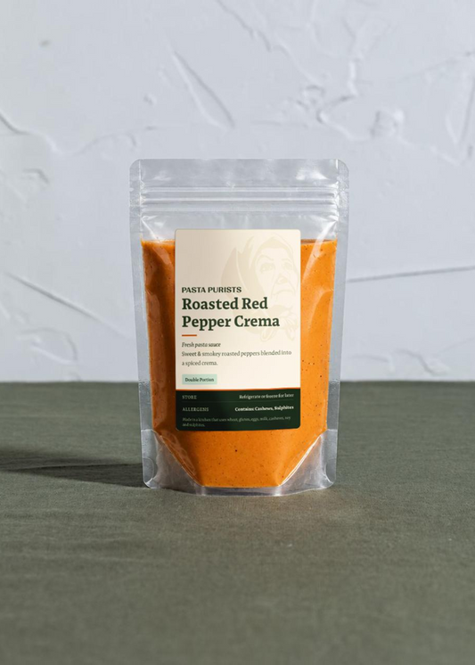 Roasted Red Pepper Crema Sauce