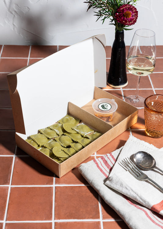 Spinach & Prosciutto Ravioli Kit